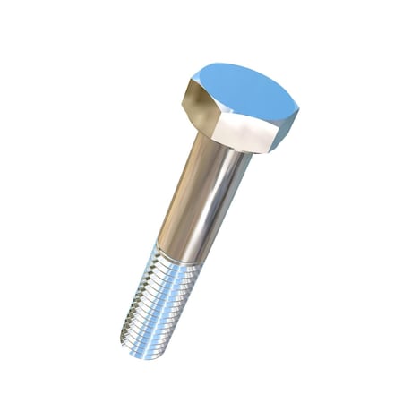 Grade 2, M8-1.25 Structural Bolt, Titanium, 45 Mm L